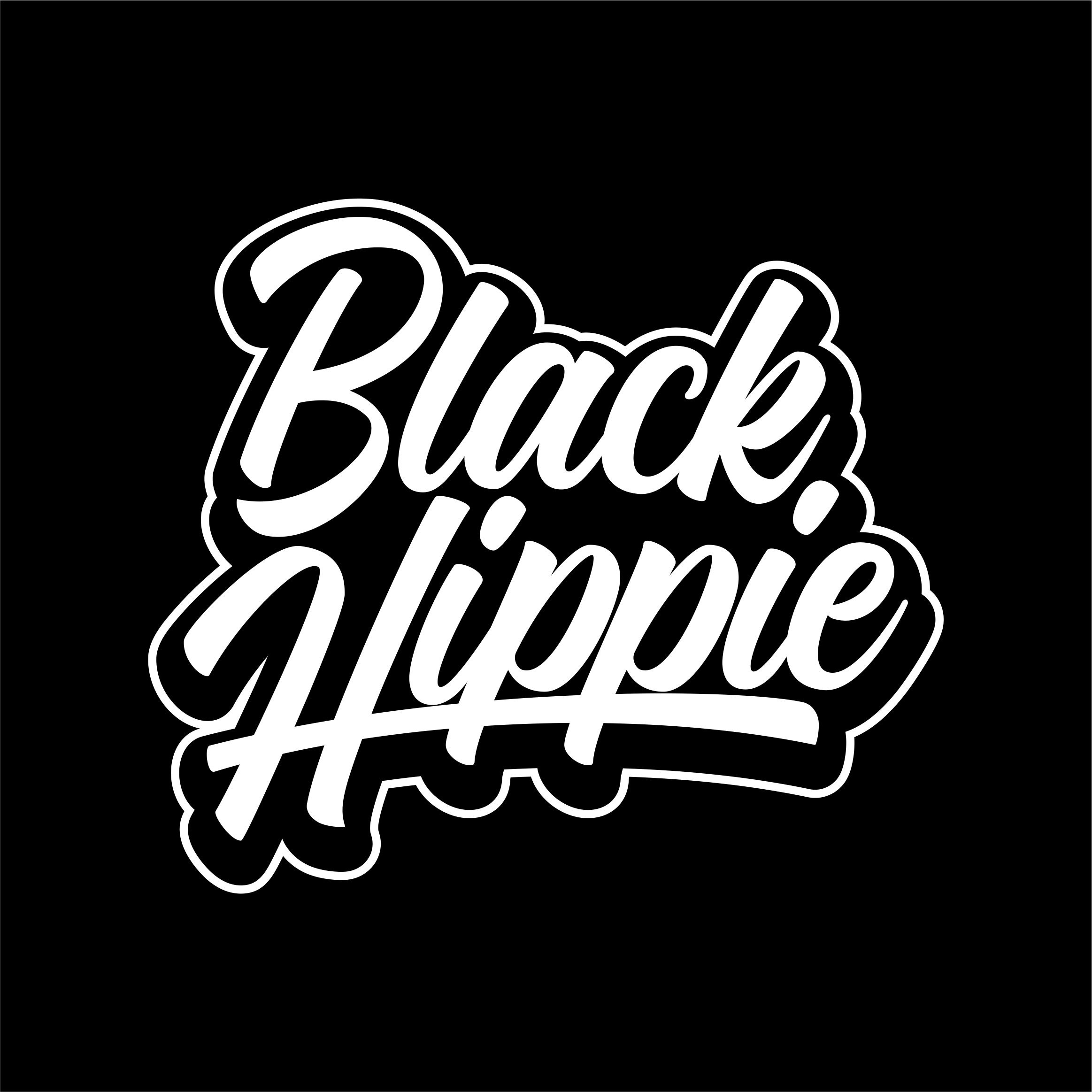 BLACKHIPPIE&reg; script logo