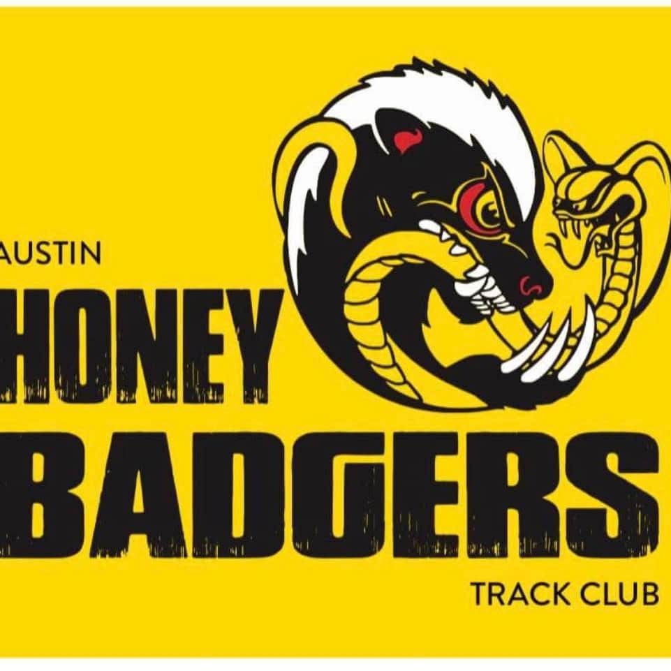 Austin Honey Badgers Track Club logo