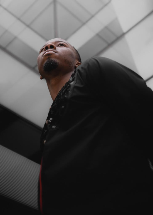 Jamaal Anderson in the studio