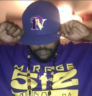 Mirage The Gr8 wearing Prairie View cap and Mirage512 shirt